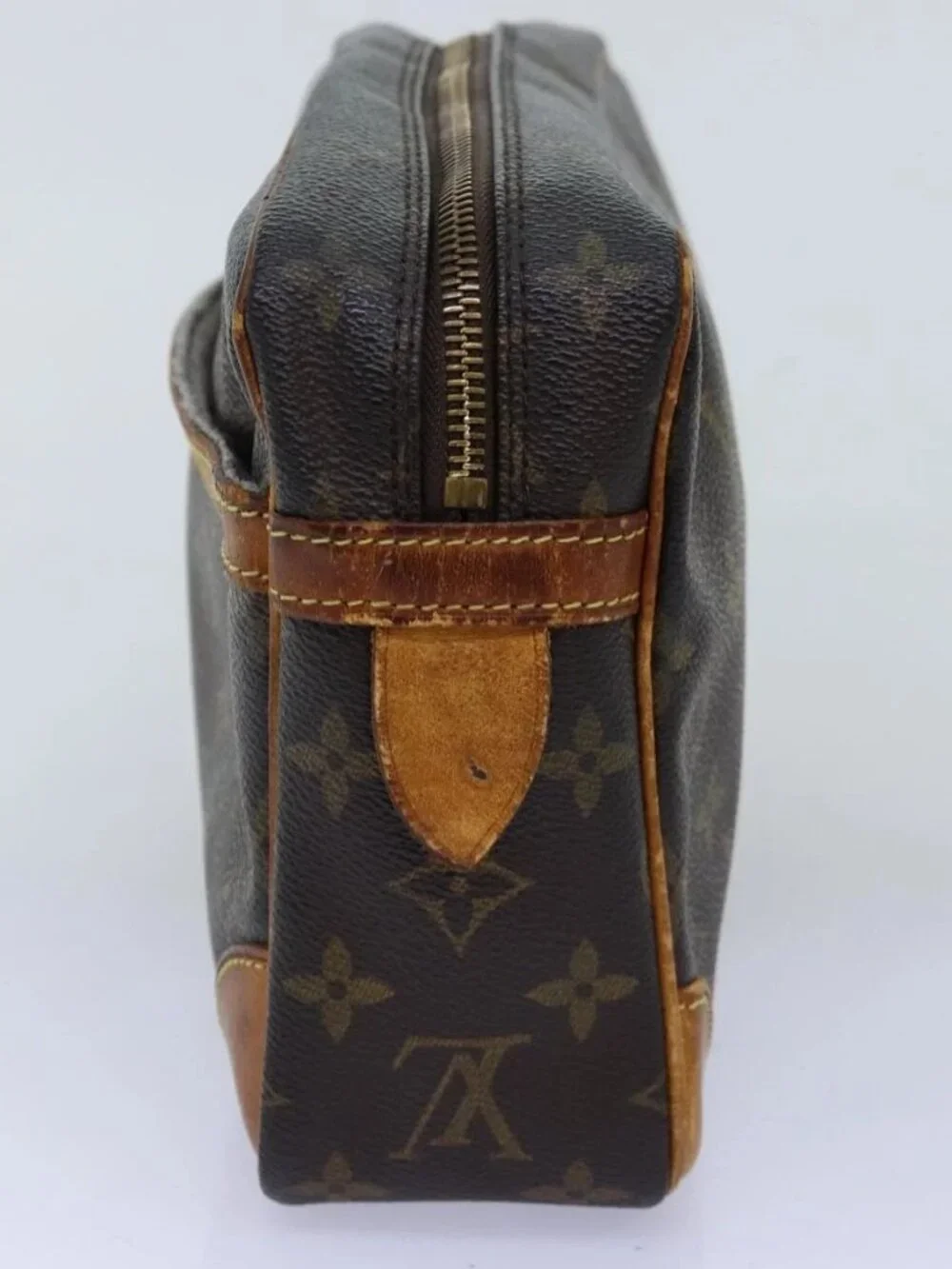 LOUIS VUITTON Monogram Compiegne 28 Clutch Bag M51845 LV Auth